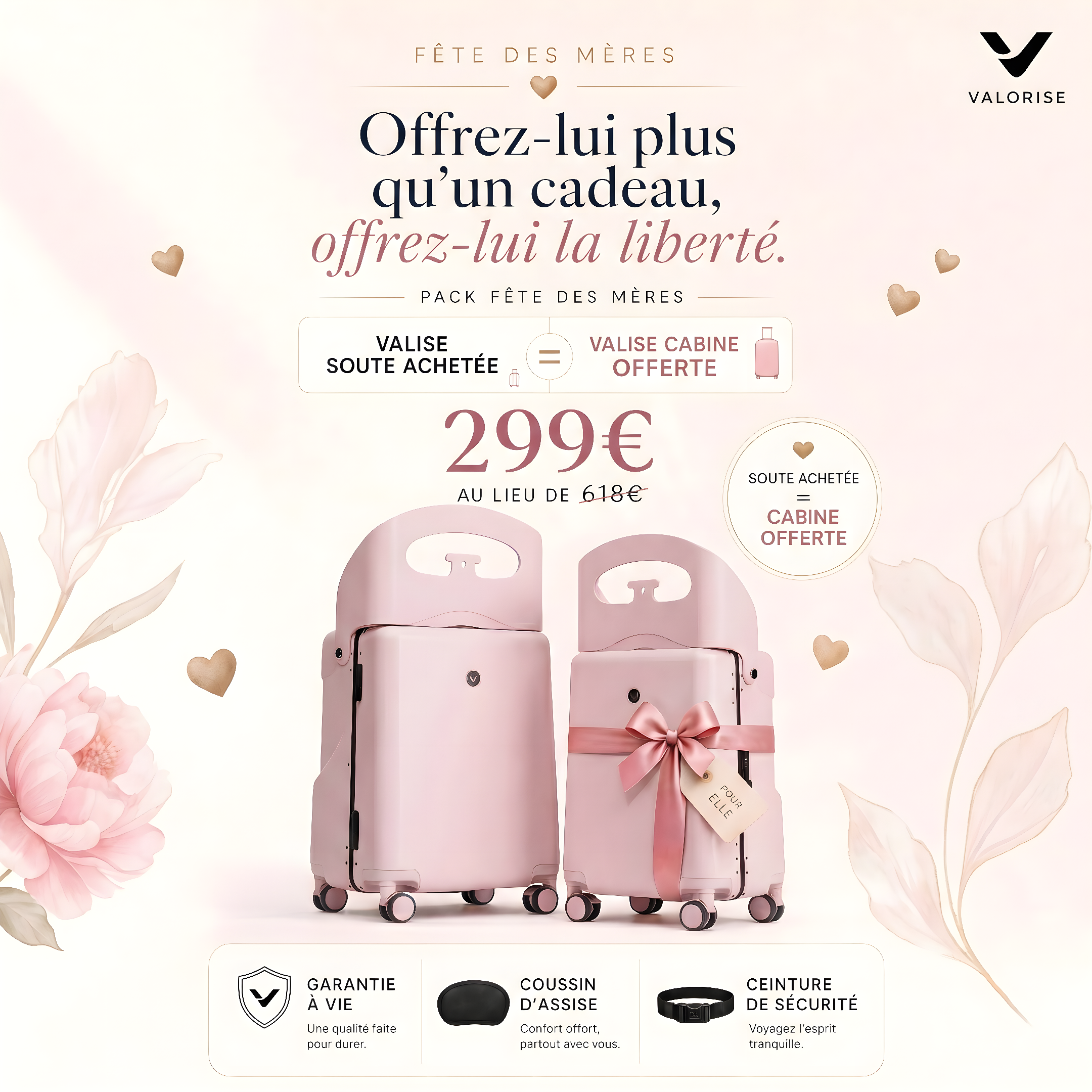 VALORISE — Le Pack Duo : Cabine + Soute à 179€ au lieu de 668€