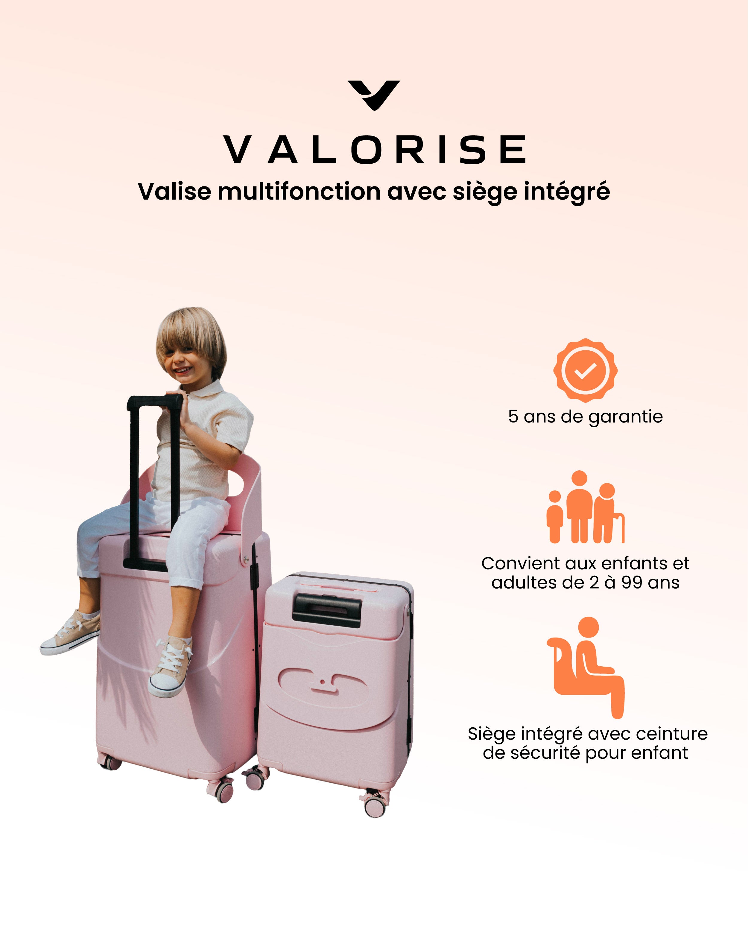 VALORISE MOVE SOUTE — Voyagez en famille sans stress !
