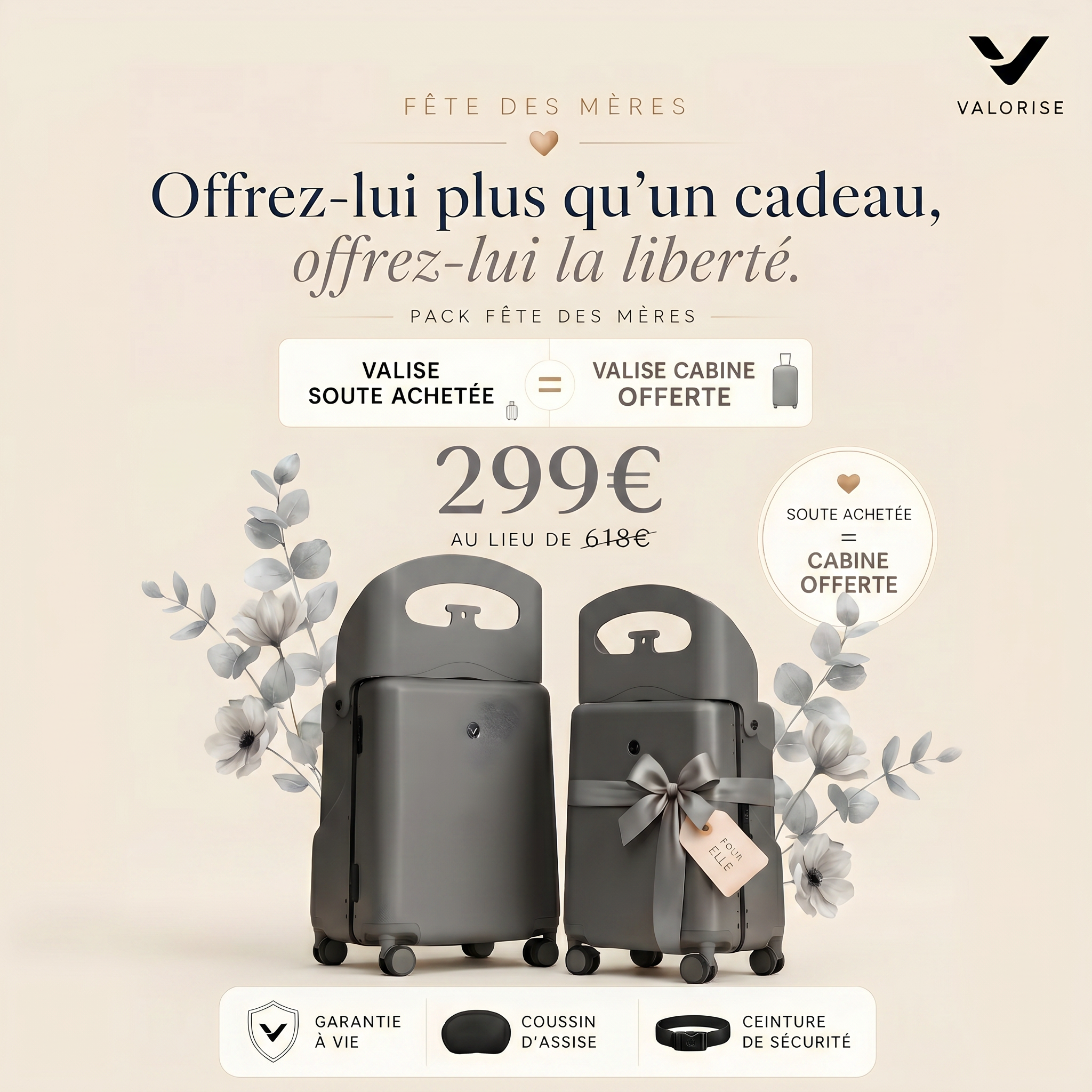 VALORISE — Le Pack Duo : Cabine + Soute à 179€ au lieu de 668€